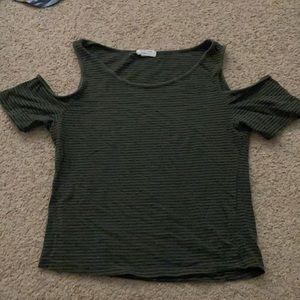 Dark green crop top
